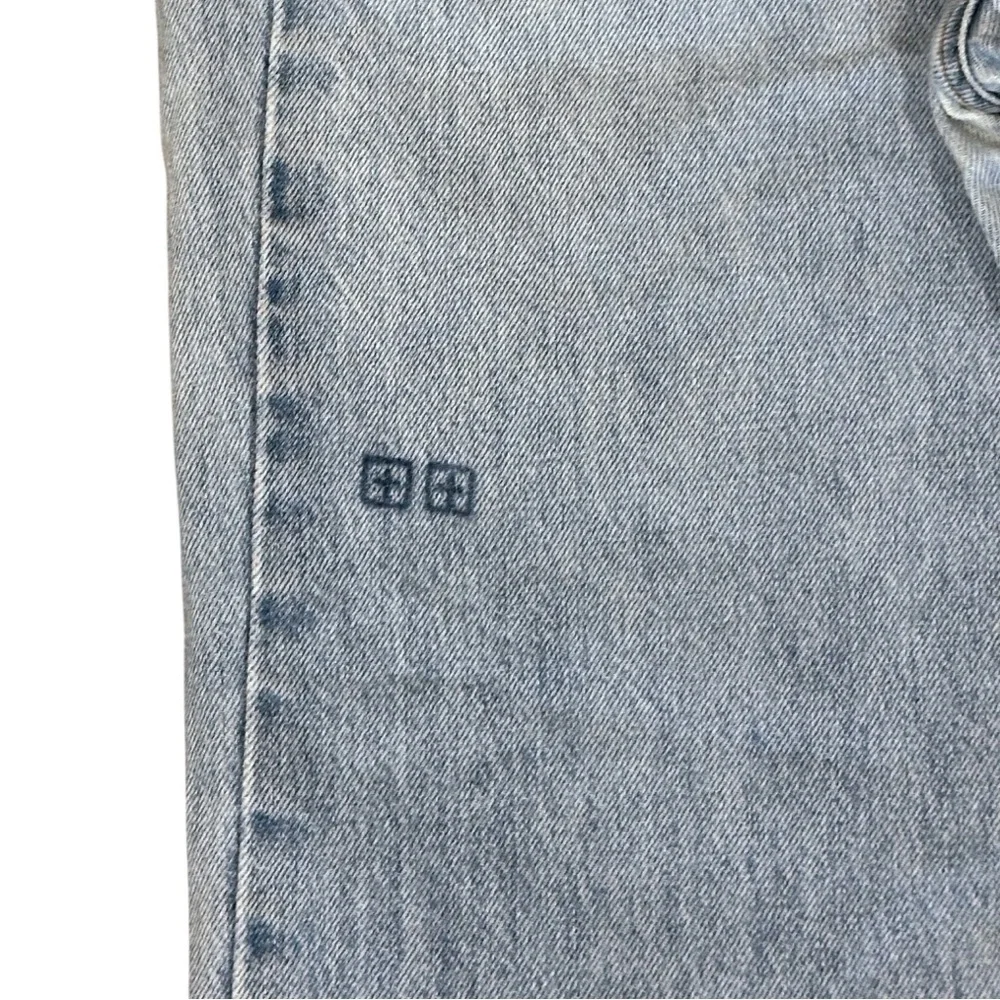 Ksubi Split Slit Ankle Flare Crop Jeans in Vintage Blue Women’s 27 $220 - Picture 4 of 6